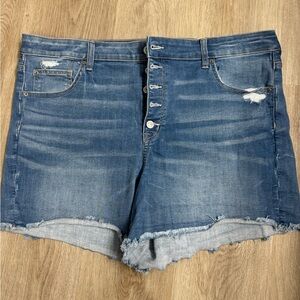 America Eagle super high rise shorts stretch size 22